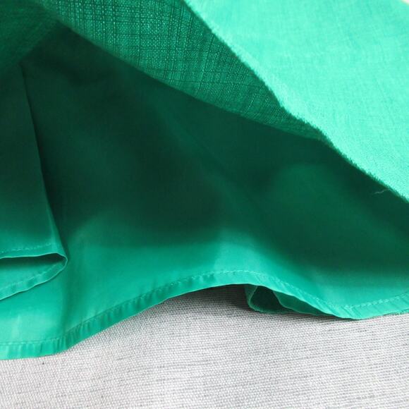 Kasper Dress Womens Size 8 Green Sleeveless Fit & Flare Conservative Work Preppy - Picture 3 of 9